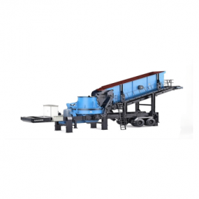 PP系列輪胎移動立式沖擊破碎站